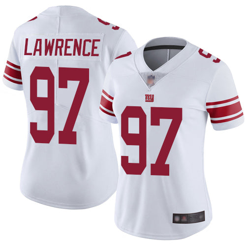 Nike New York Giants #97 Dexter Lawrence White Women's Stitched NFL Vapor Untouchable Limited Jersey Womens