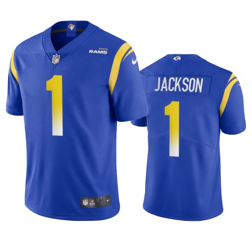 Los Angeles Los Angeles Rams #1 Desean Jackson Men's Nike Vapor Limited NFL Jersey - Royal Men's