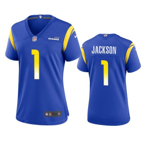 Los Angeles Los Angeles Rams #1 Desean Jackson Women's Nike Game NFL Jersey - Royal Womens