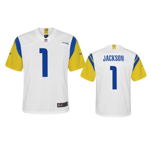 Los Angeles Los Angeles Rams #1 Desean Jackson Youth Nike Alternate Game NFL Jersey - White Youth