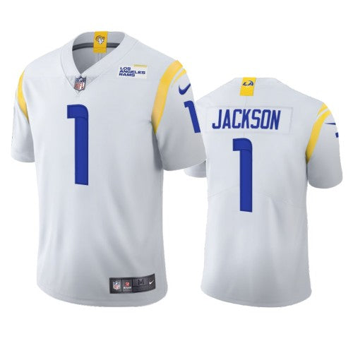 Los Angeles Los Angeles Rams #1 Desean Jackson Men's Nike 2021 Vapor Limited NFL Jersey - White Men's
